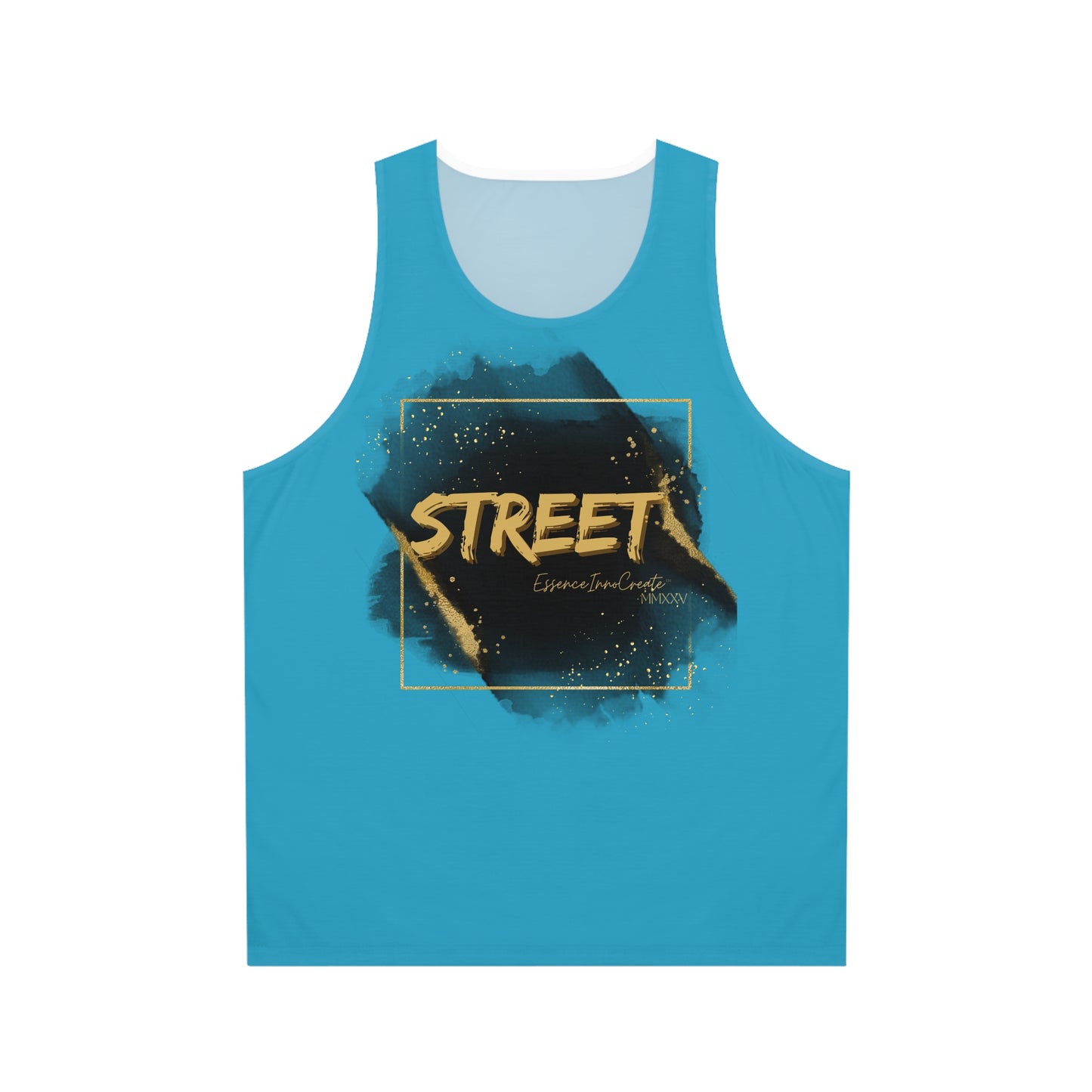 Street Wear Tank XV | EssenceInnoCreate | Turquoise