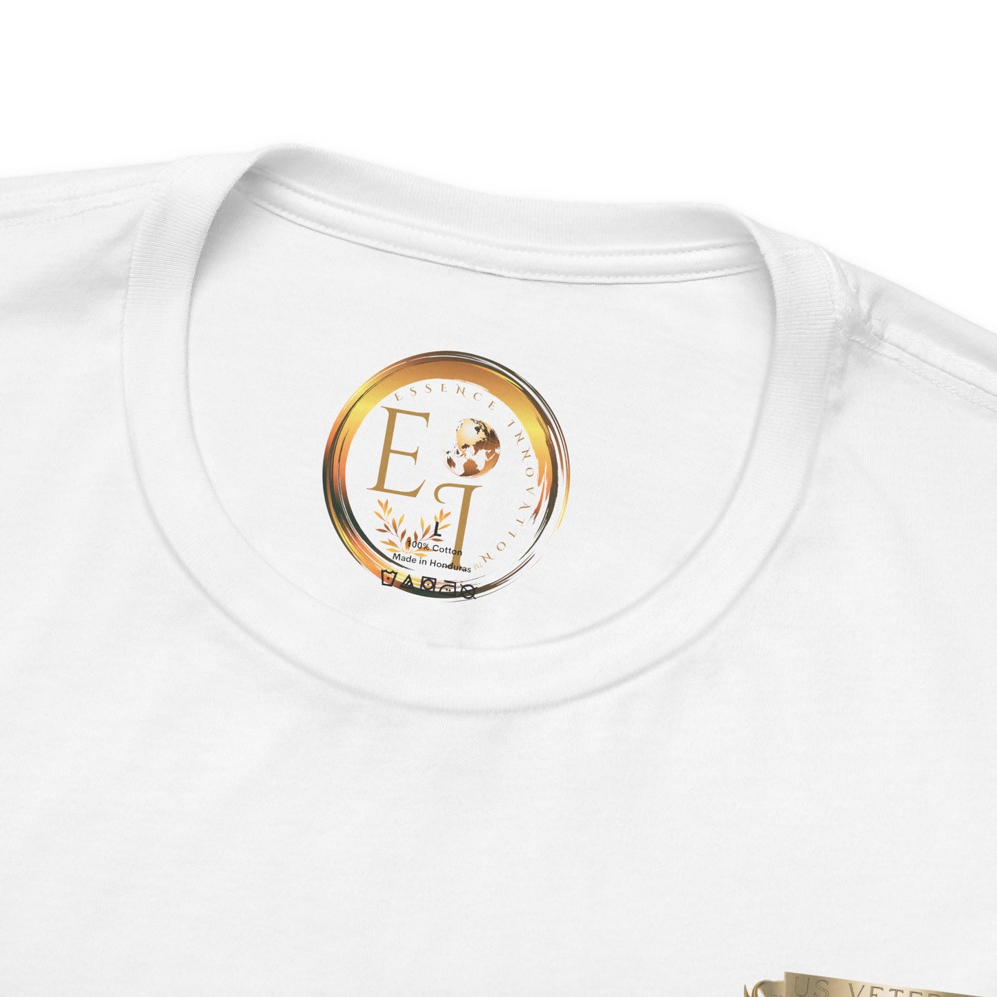 Essence White Veteran Tee – Clean Tribute T-Shirt