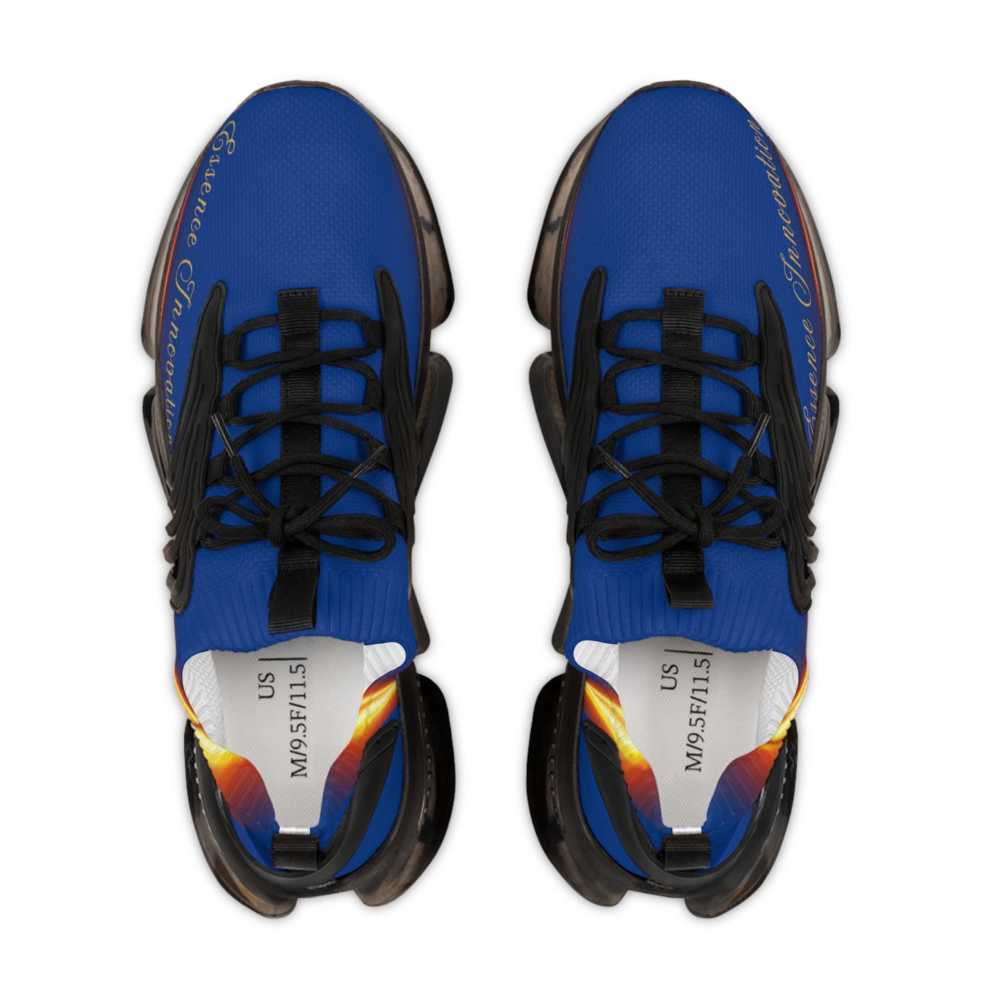 Dark Blue Trendsetter Flame Black | Men’s Performance Sneakers | Black Sole