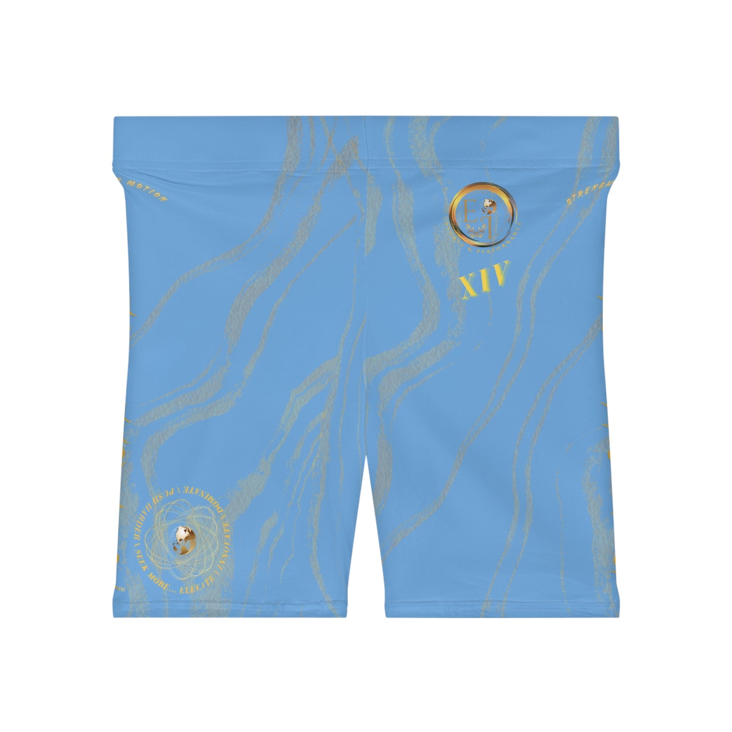 Seek More BSS XIV | EI Sports Biker Shorts | Light Blue