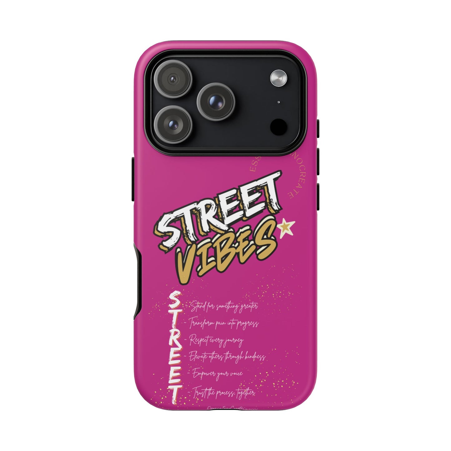 EssenceInnoCreate® Street Vibes Pink Phone Case