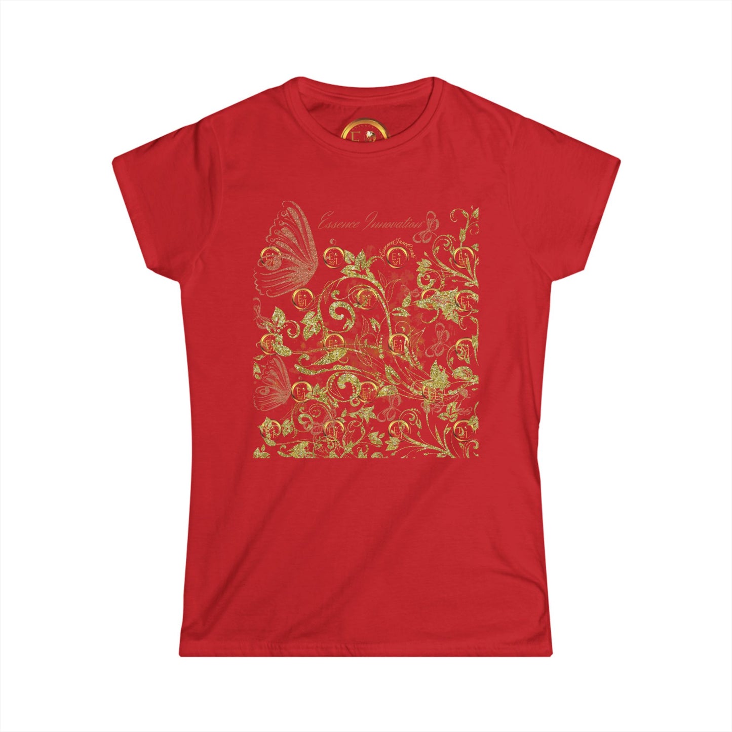 Floral Butterfly T-Shirt | Elegant Nature Lovers | 9 Colors