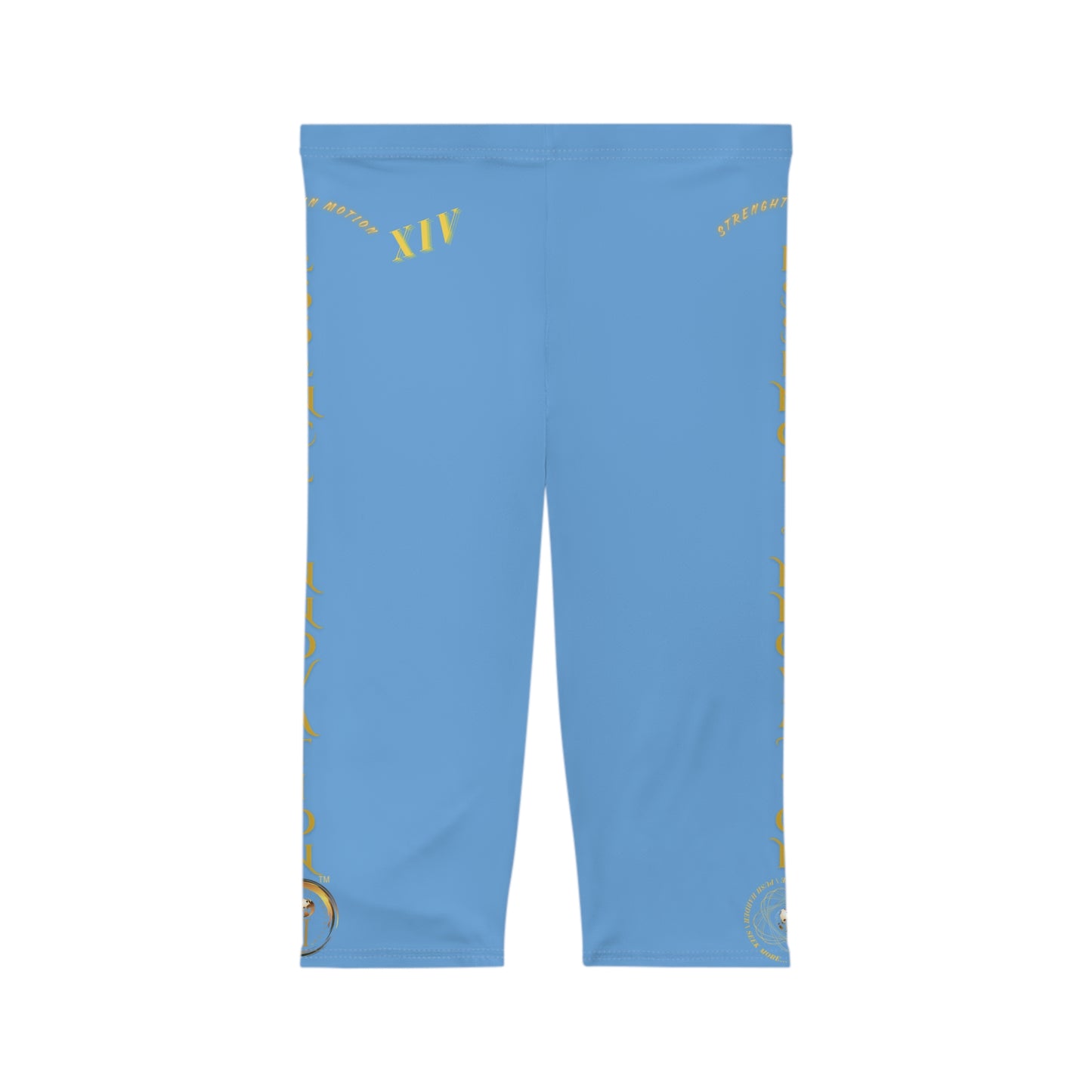 Seek More CL XIV | Capri Leggings | EI Sports | Light Blue