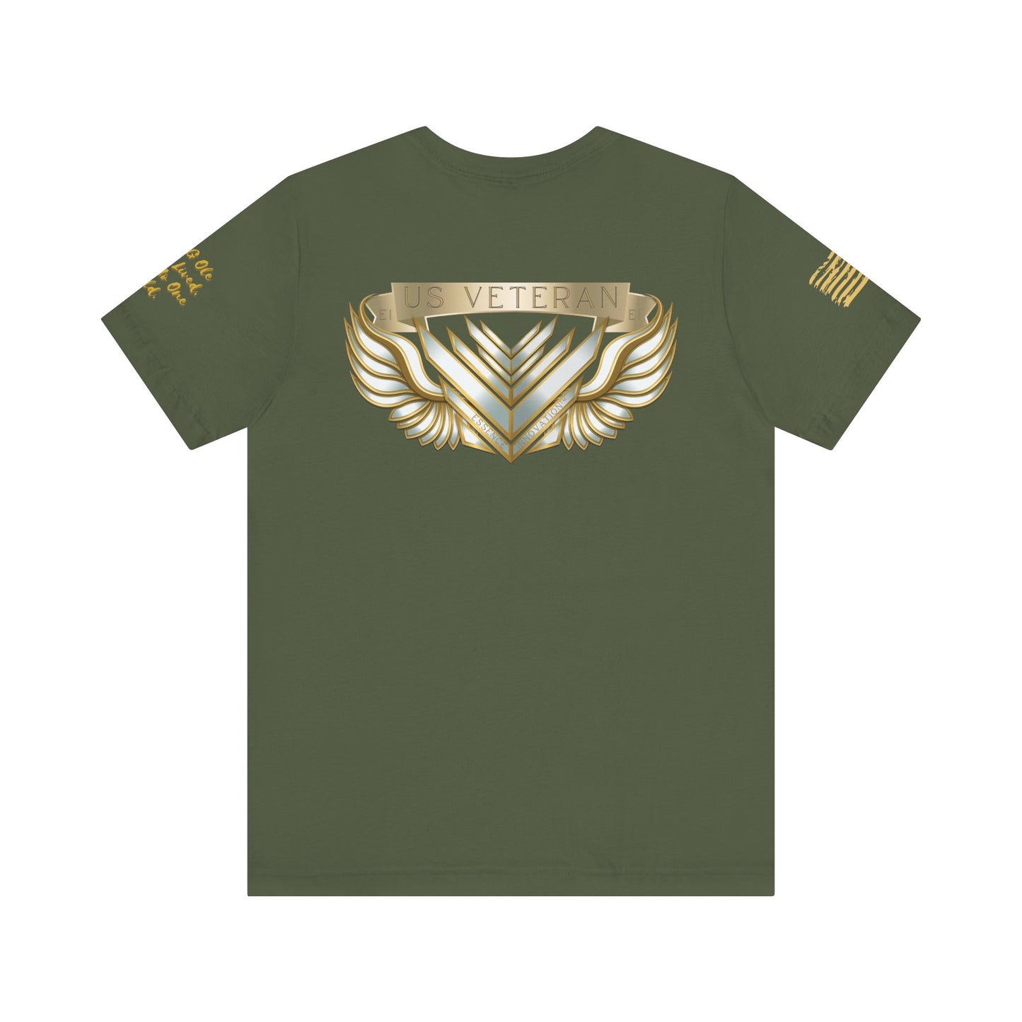 Essence Green Veteran Tee – Military Pride T-Shirt