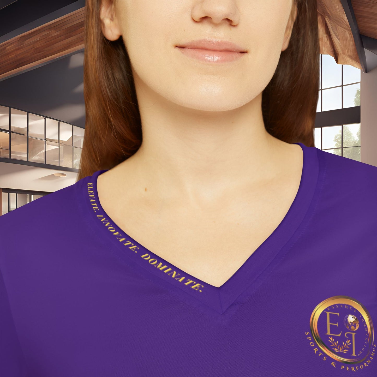 Seek More Performance XVI | EI Sports LS V-Neck | Purple