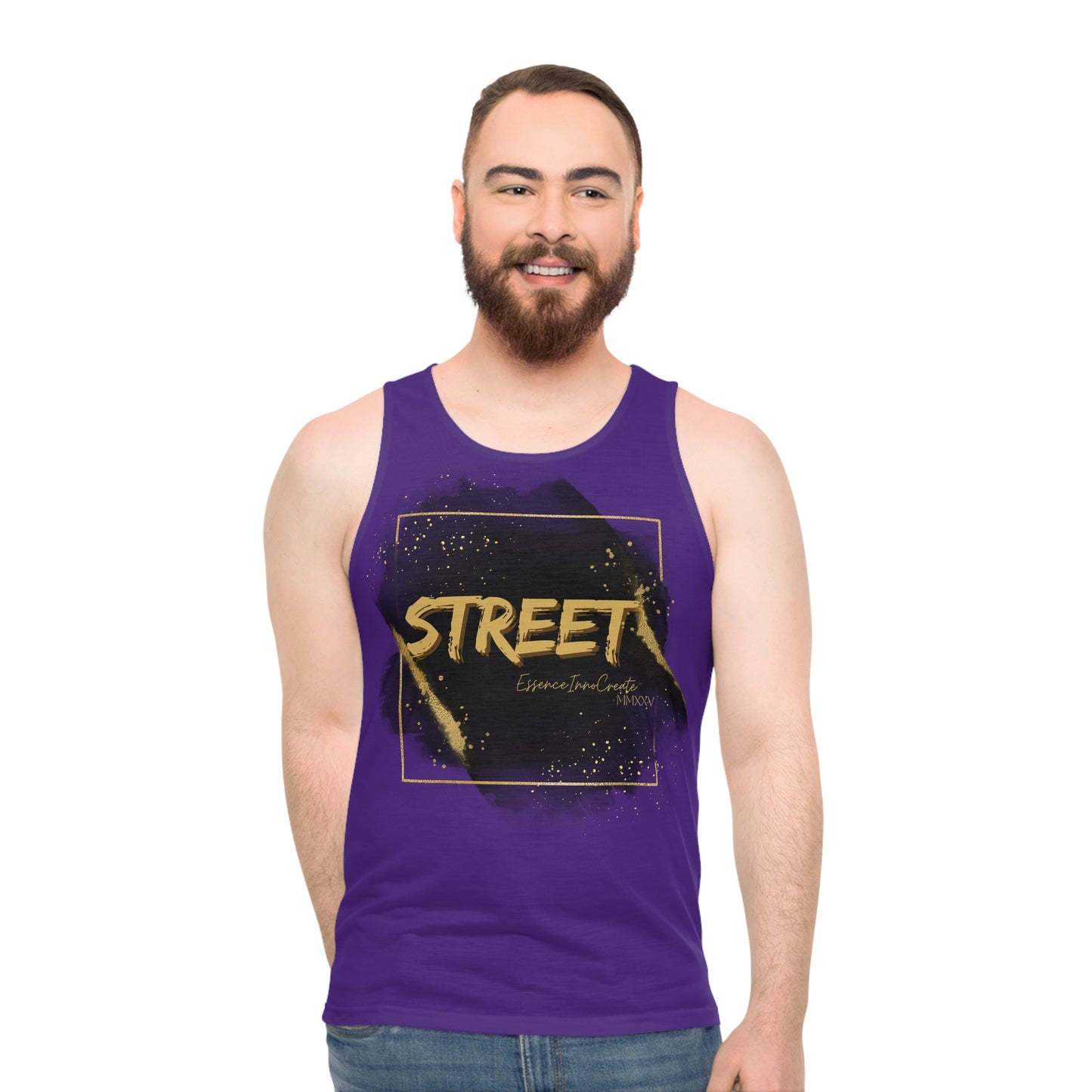 Street Wear Tank XVI | EssenceInnoCreate | Purple