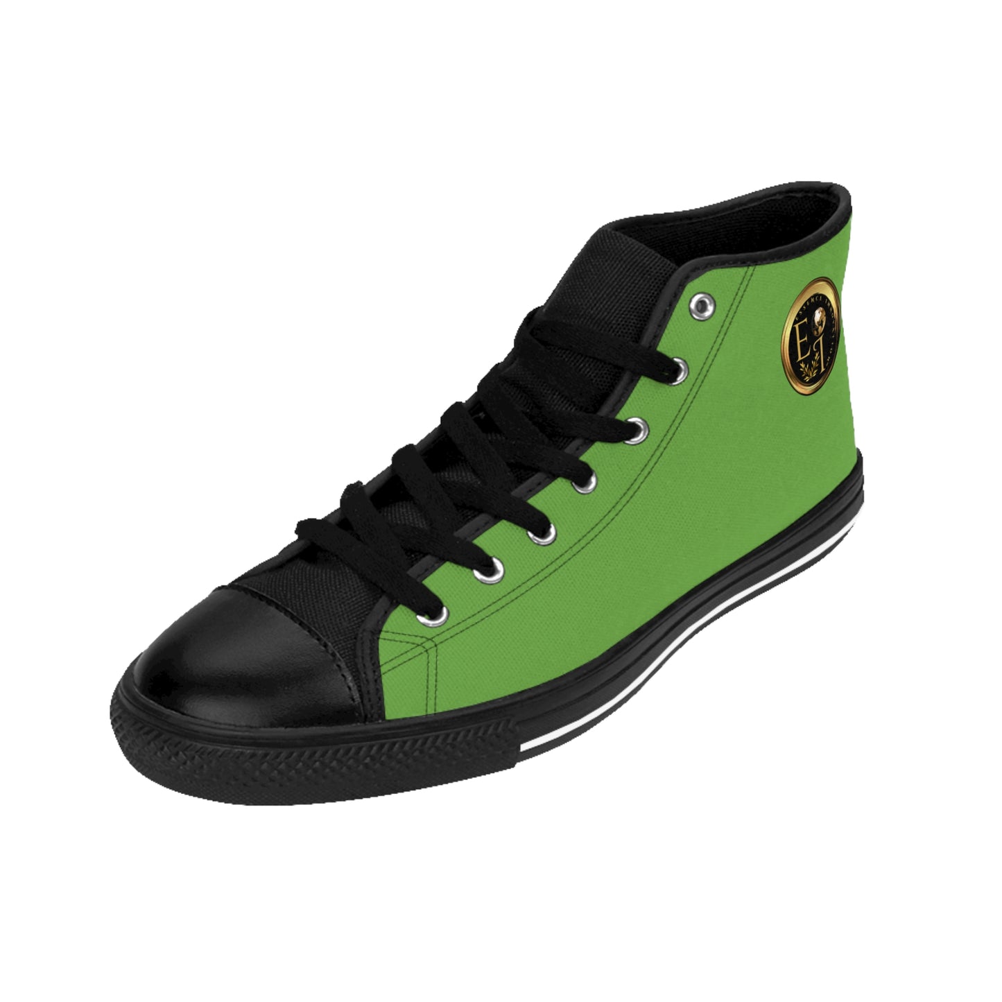 Essence Innovation Mens Streetwear | HighTop Sneakers | Light Green