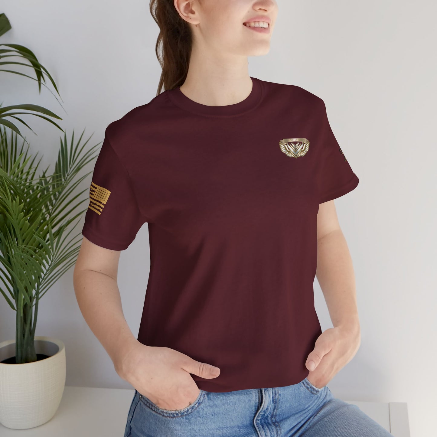 Essence Crest Veteran Tee | Honor, Strength, Quiet Legacy | 13 Colors