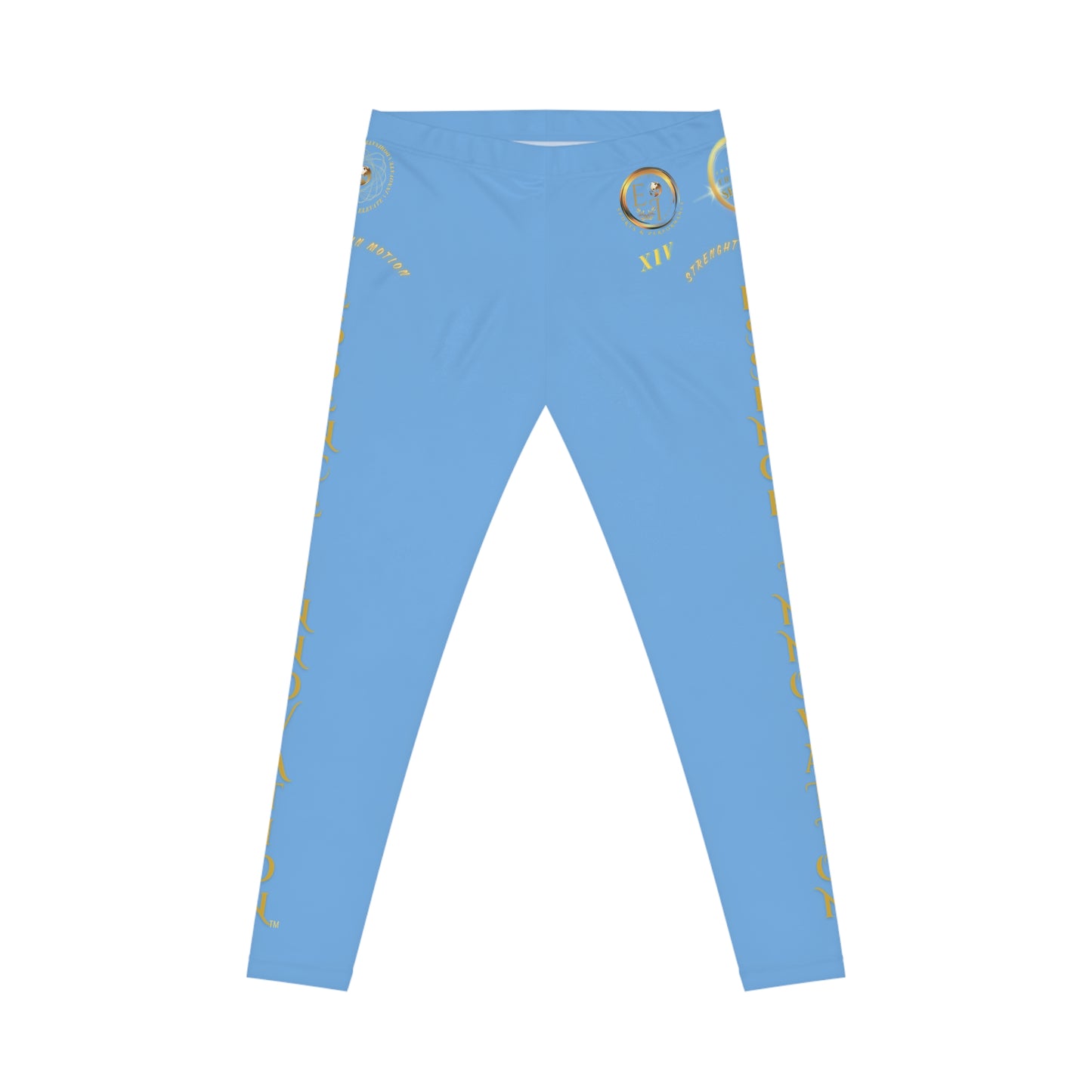 Seek More Premium XIV | EI Sports Leggings | Light Blue