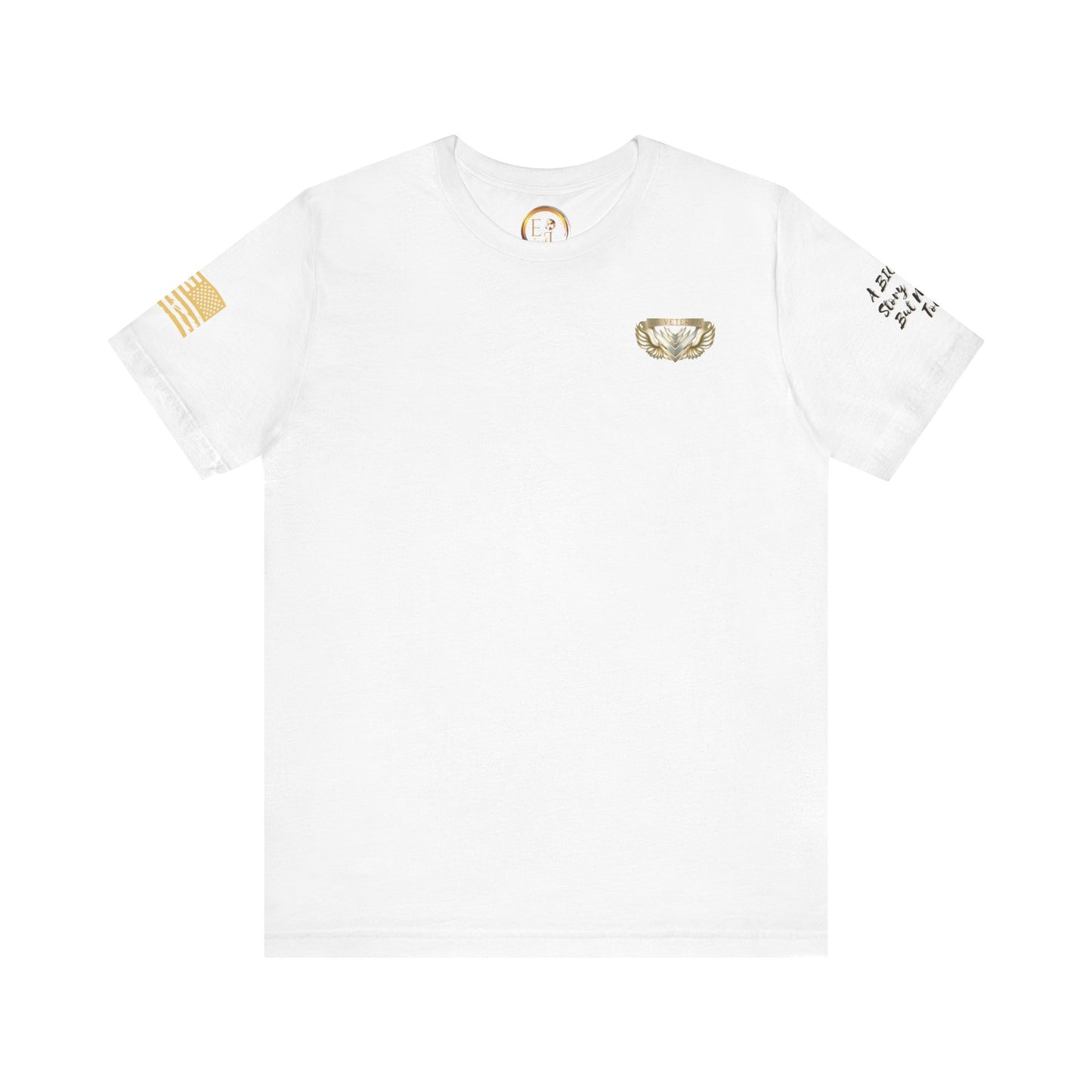Essence White Veteran Tee – Clean Tribute T-Shirt