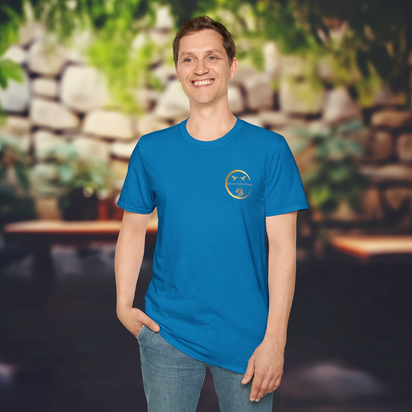 Sapphire Softstyle Tee | EssenceInnoCreate | Unisex Streetwear