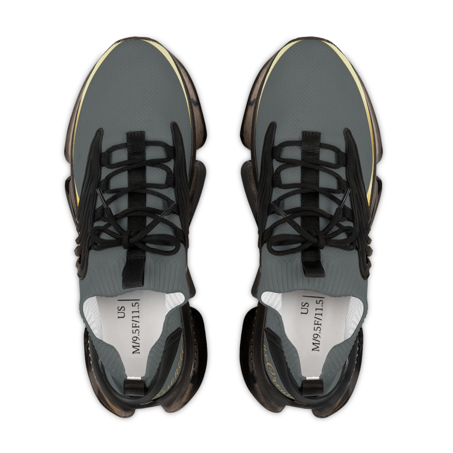 EssenceInnoCreate Dark Grey | Men’s Black Trim Mesh Sneakers