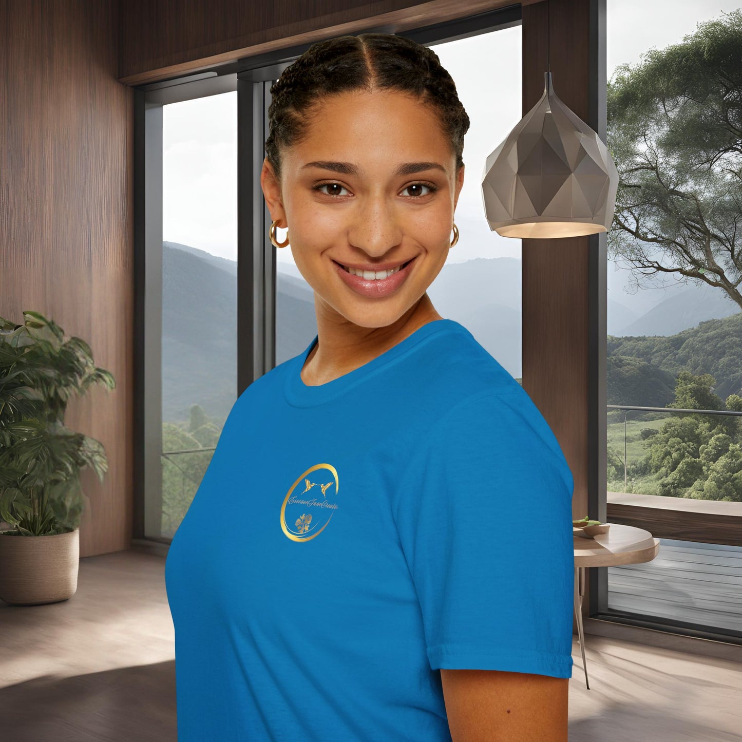 Sapphire Softstyle Tee | EssenceInnoCreate | Unisex Streetwear