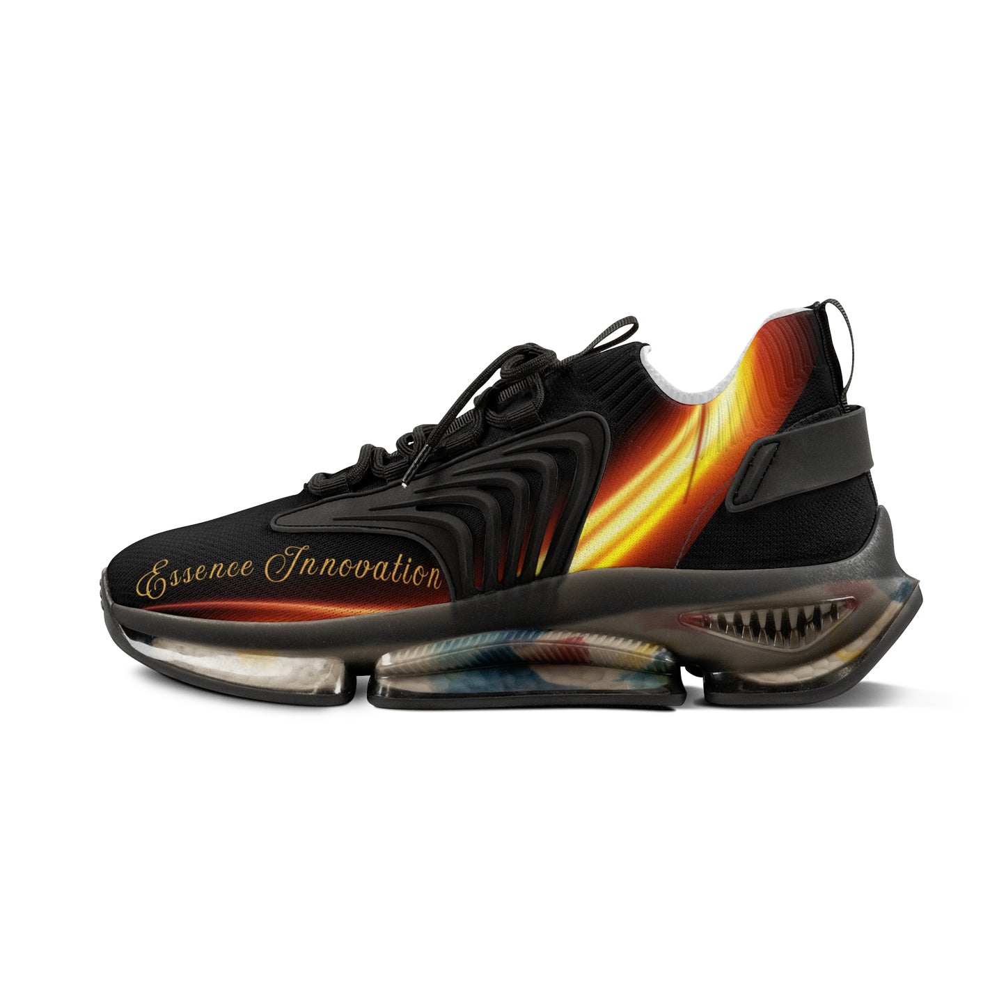 Black Trendsetter Flame Black | Men’s Performance Sneakers | Black Sole