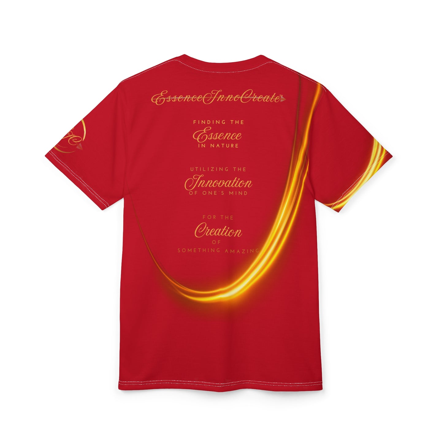 Dark Red Trendsetters Flame Tee | EssenceInnoCreate