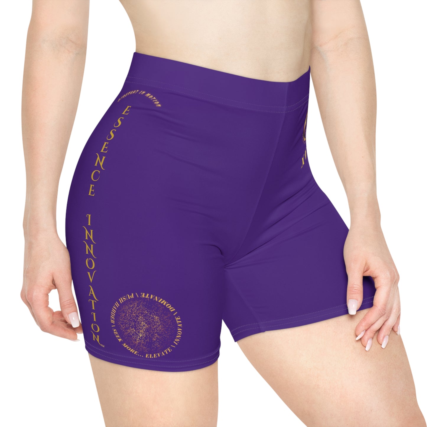 Seek More BS XVI | EI Sports Biker Shorts | Purple