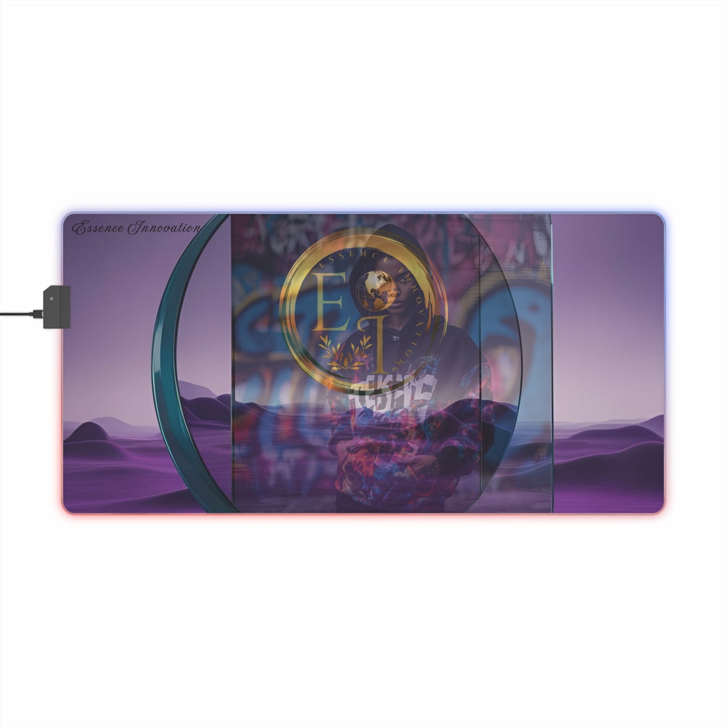 Urban Odyssey | LED Gaming Mouse Pad | 4 Sizes