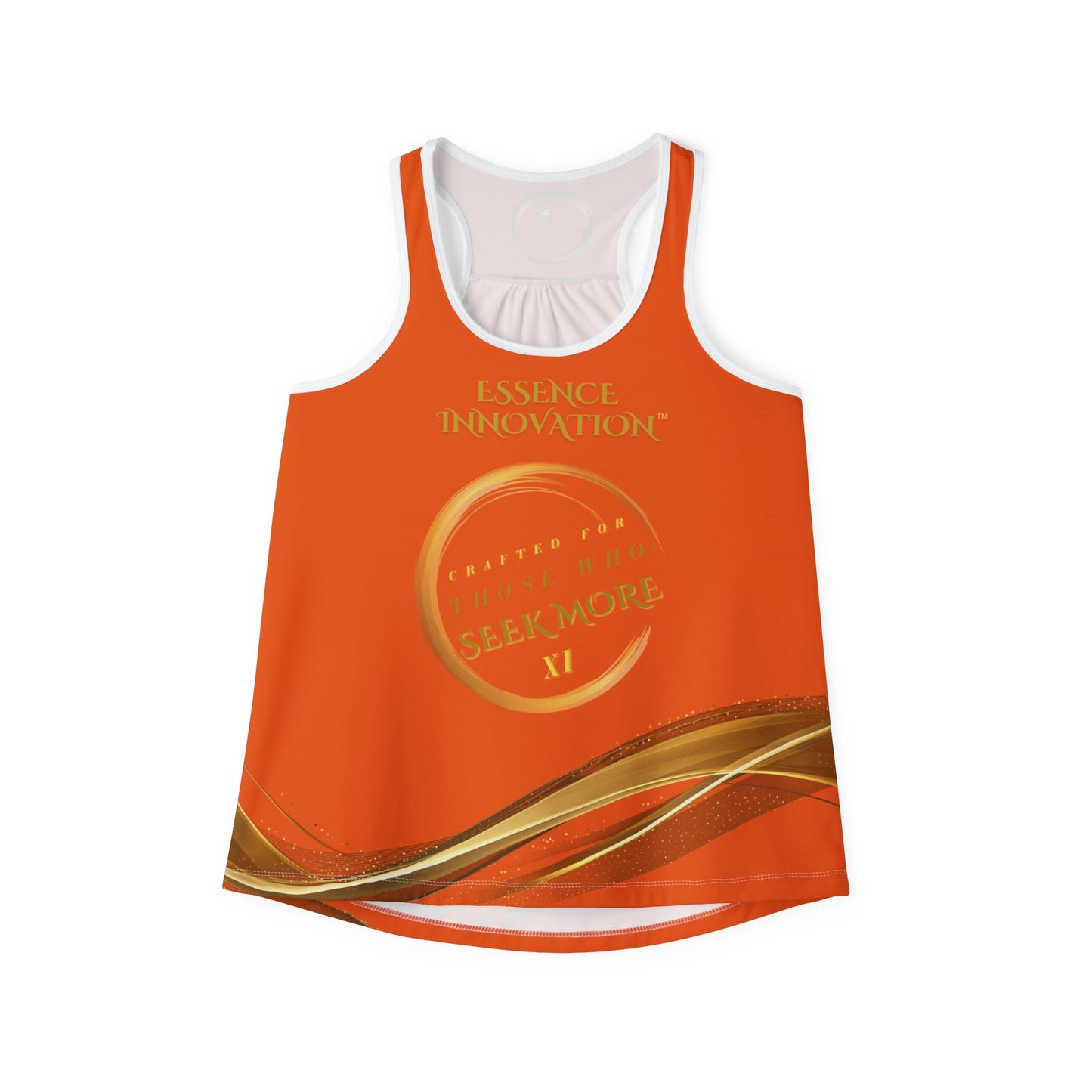 Seek More Luxe~T XI | EI Sports Racerback Tank | Orange