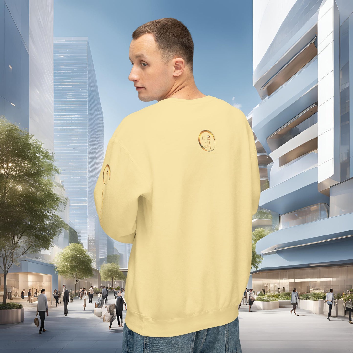 One Life Sweatshirt Butter | The Radiant Edition | EI Apparel