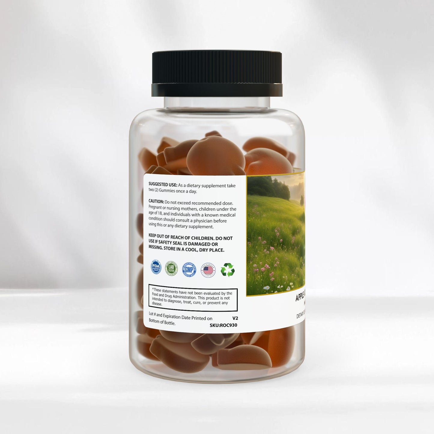 EI Apple Cider Vinegar Gummies | Tasty ACV Support | 60 Gummies