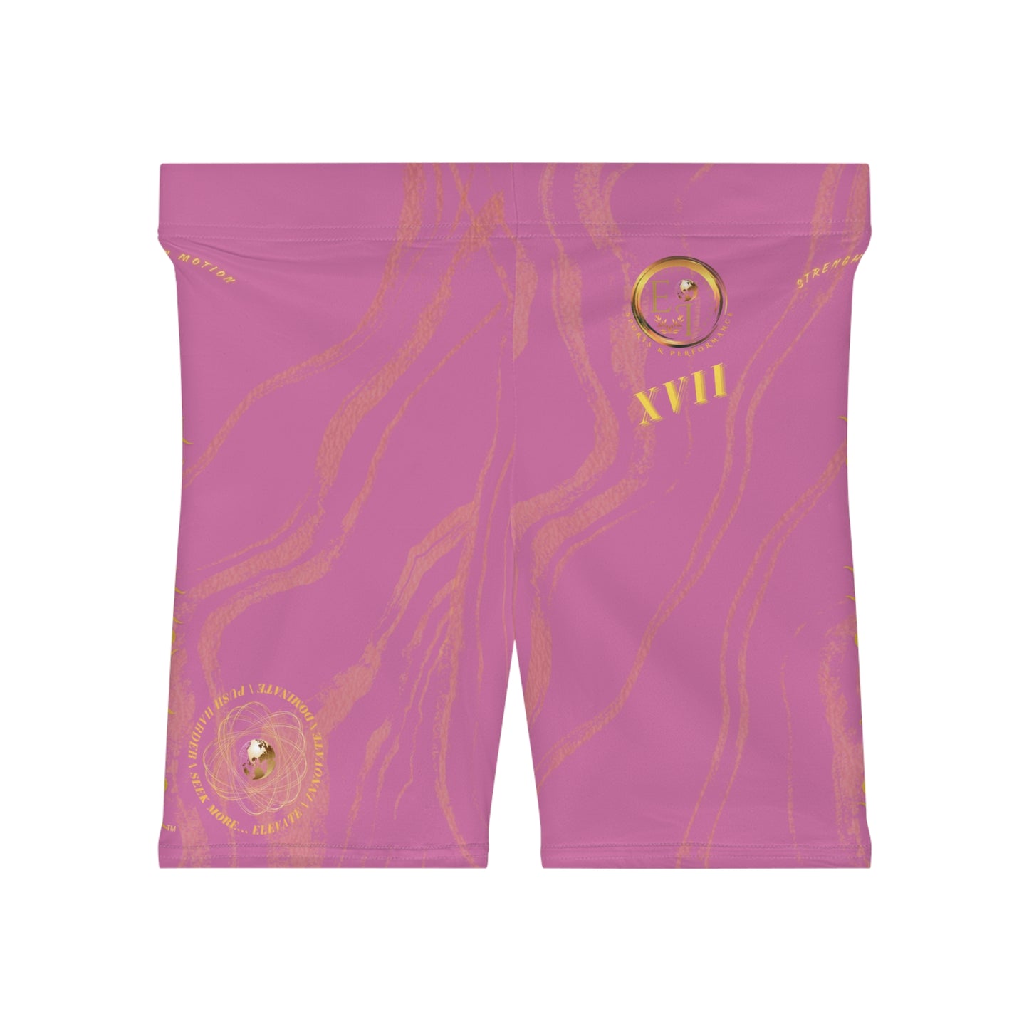 Seek More BSS XVII | EI Sports Biker Shorts | Light Pink