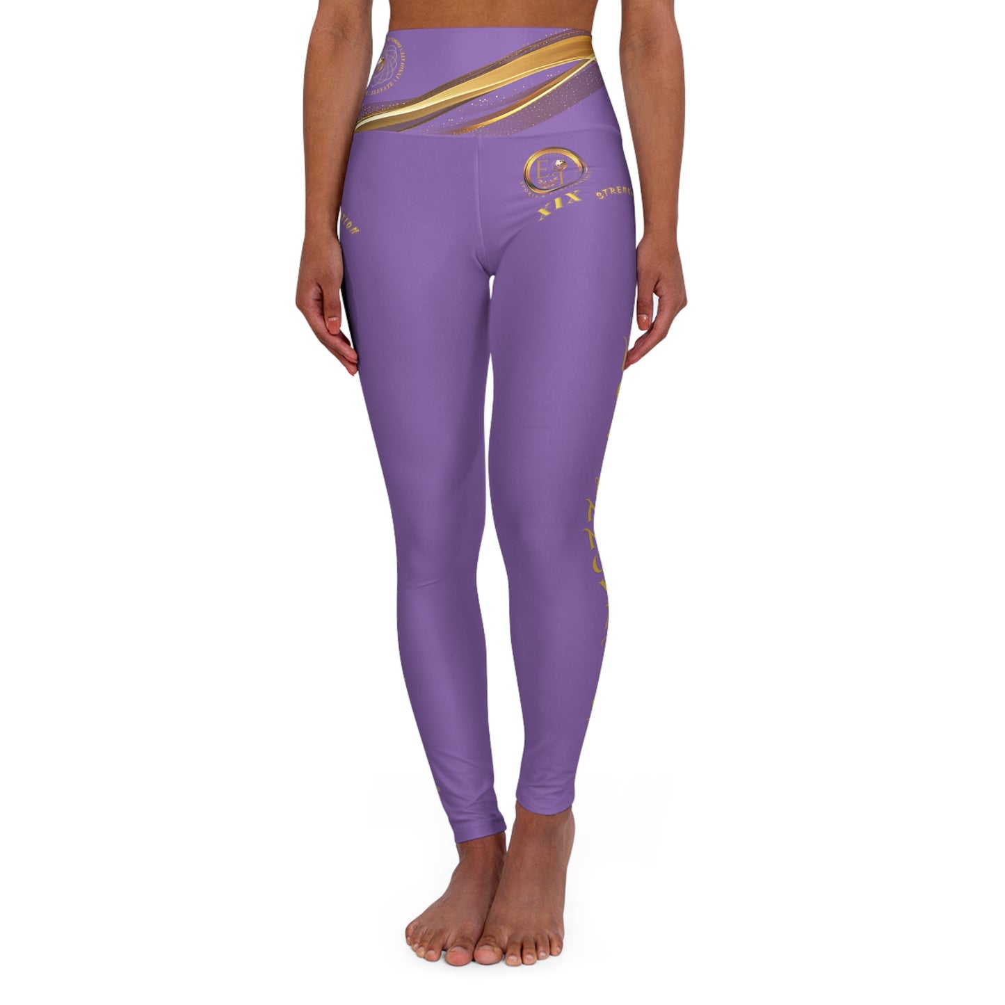 Seek More Luxe XIX | EI Sports HW Leggings | Soft Purple