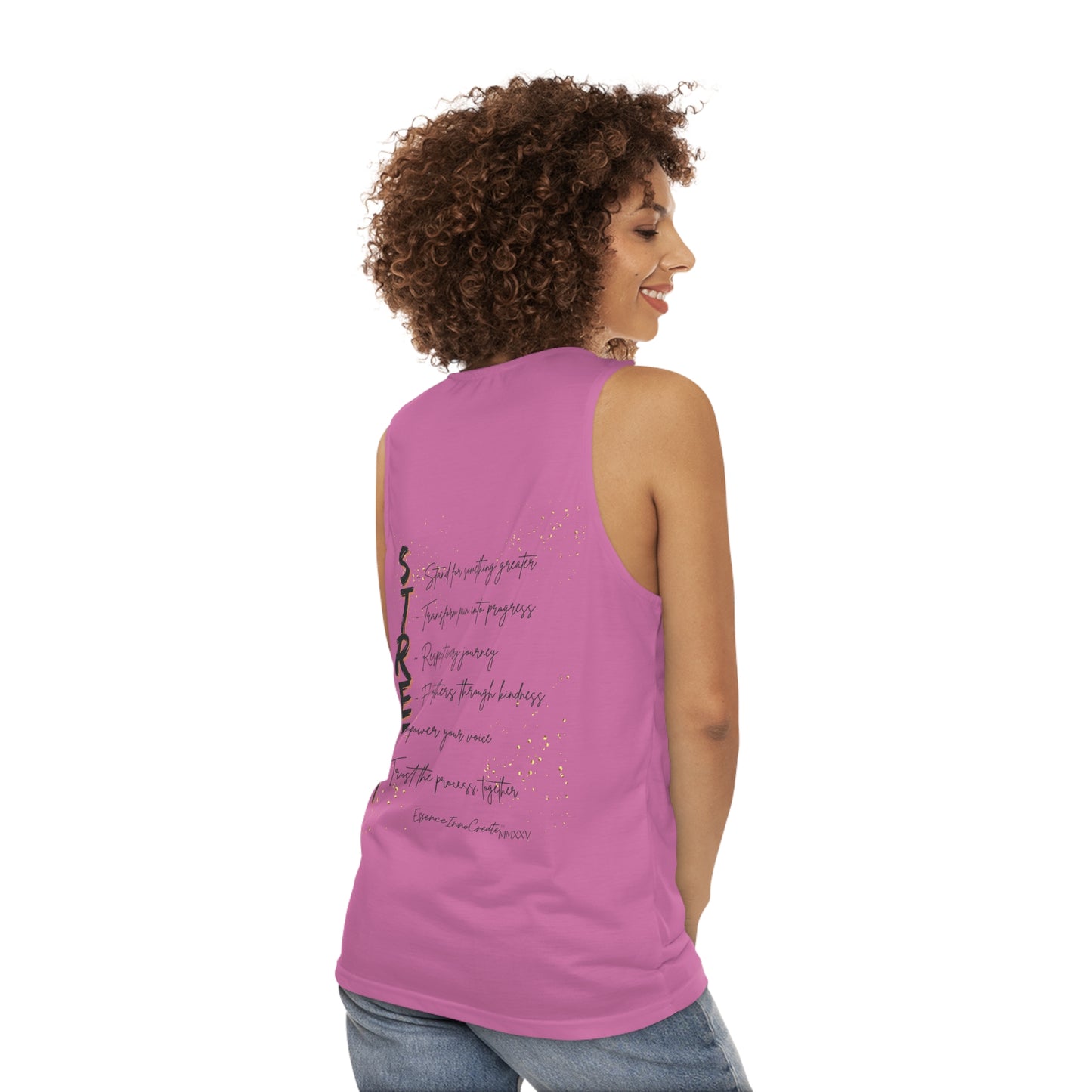 Street Wear Tank XVII | EssenceInnoCreate | Light Pink
