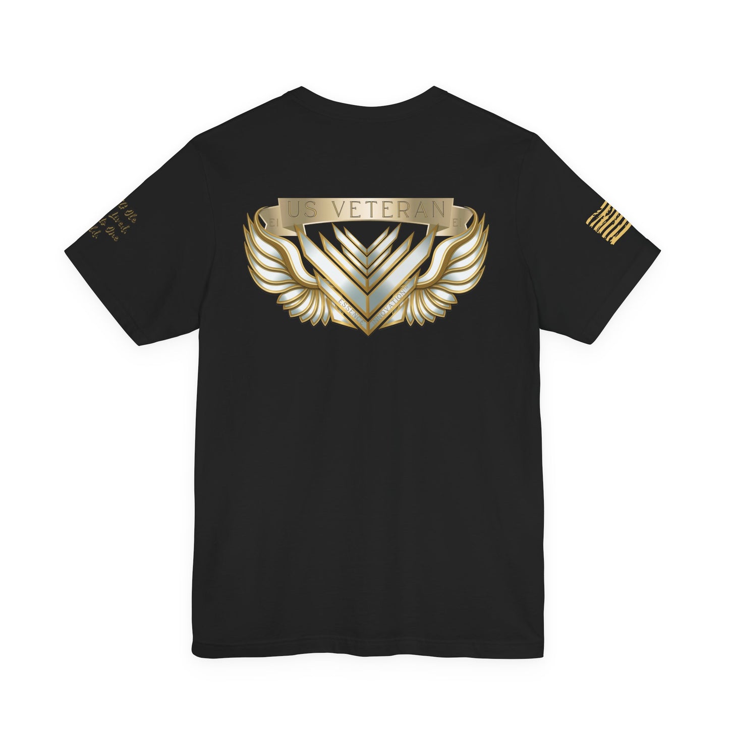 Essence Crest Veteran Tee | Honor, Strength, Quiet Legacy | 13 Colors