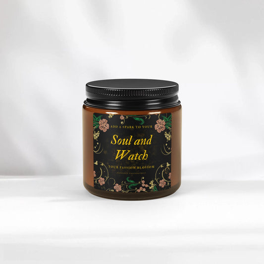 Spoken Word Candle Soul and Watch | 4oz Amber Jar