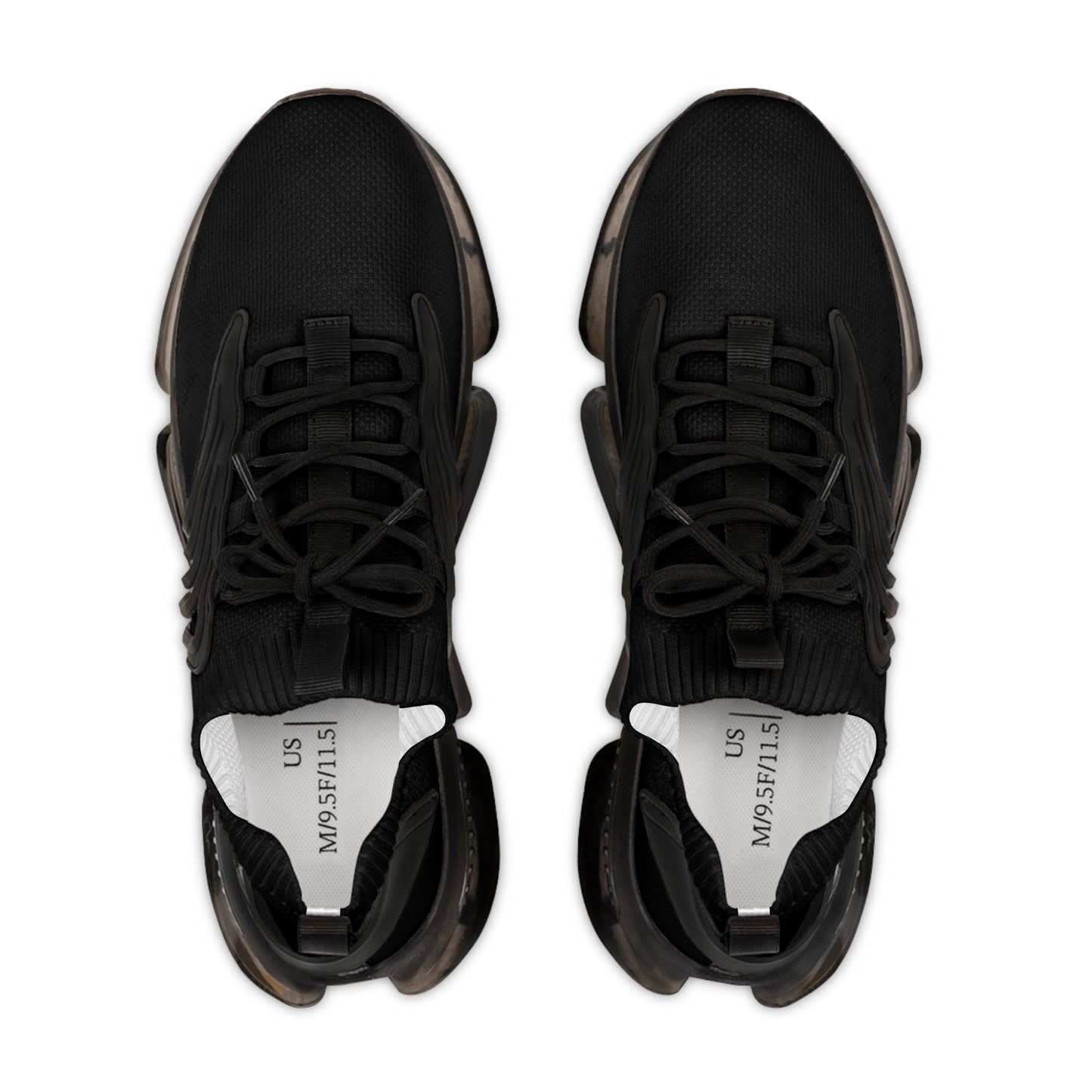 Black Essence Innovation 'Street Vibes' sneakers with visible brand name on a white background