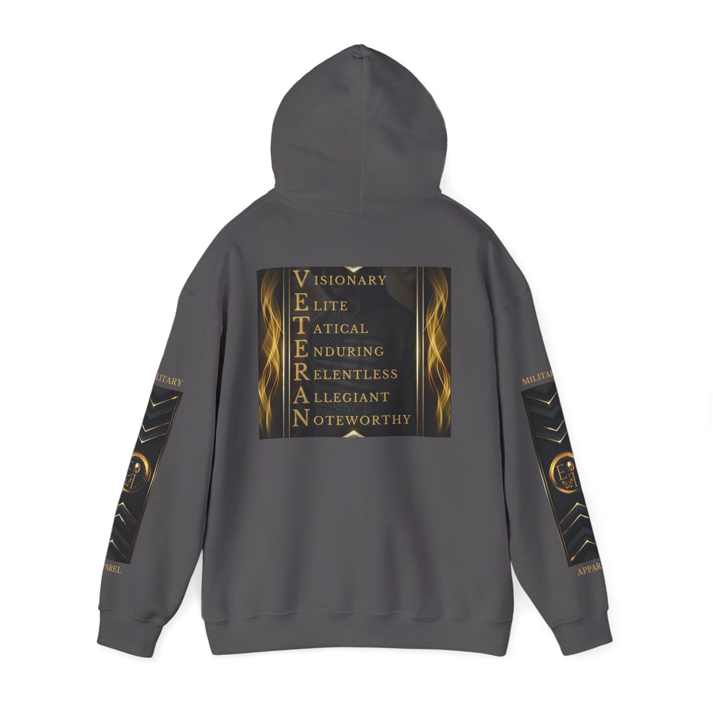 Serviceman Veteran Qualities Hoodie | Military Tribute