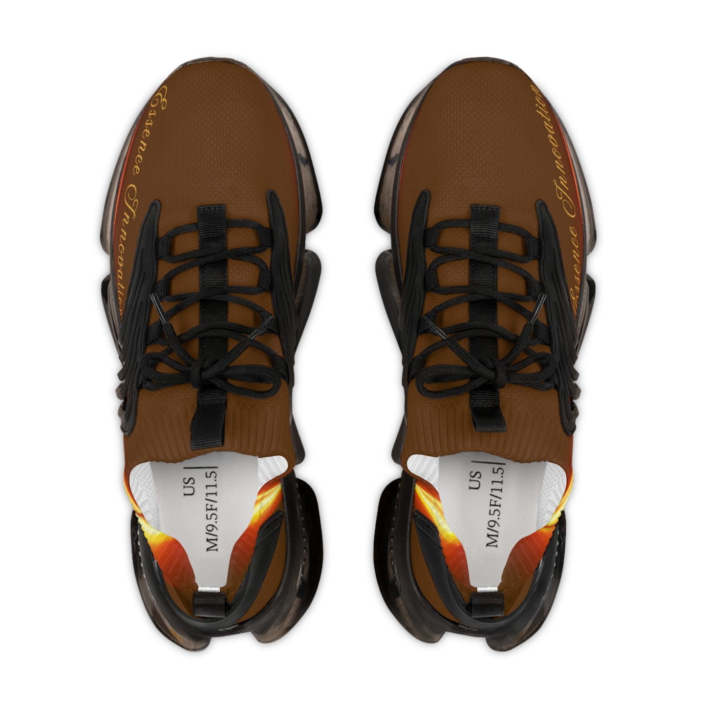 Brown Trendsetter Flame Black | Men’s Performance Sneakers | Black Sole