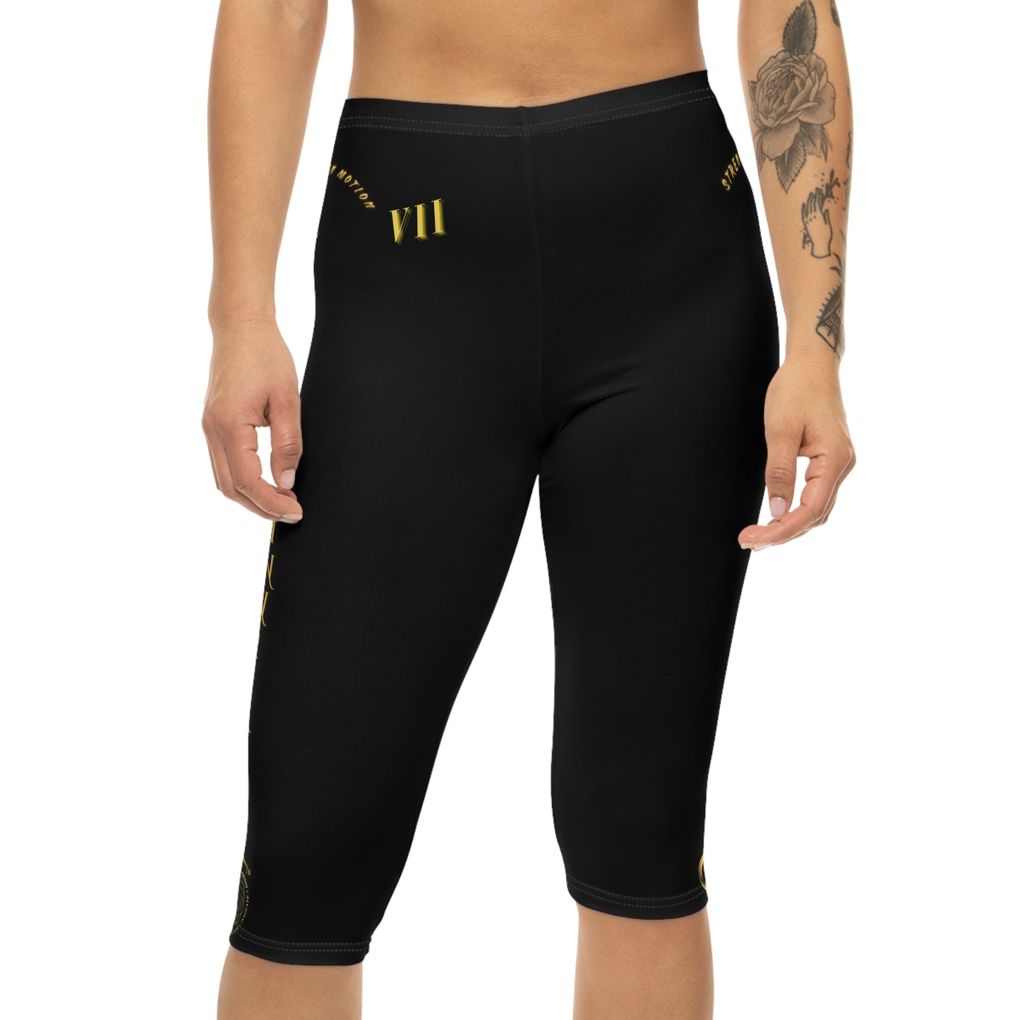 Seek More CL VII | Capri Leggings | EI Sports | Black
