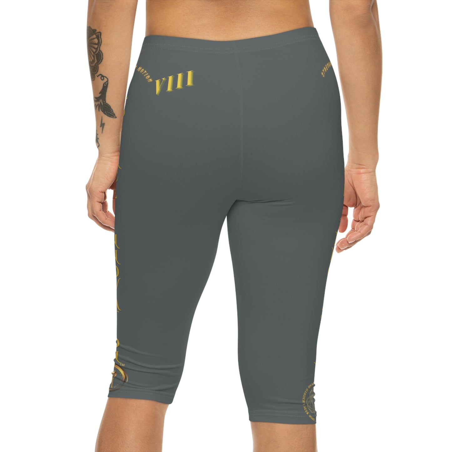 Seek More CL VIII | Capri Leggings | EI Sports | Dark Grey