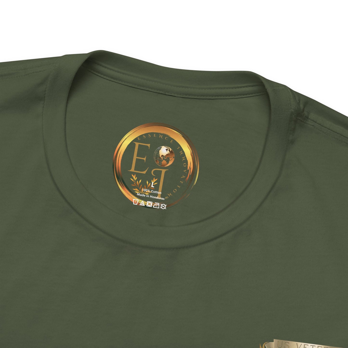 Essence Green Veteran Tee – Military Pride T-Shirt