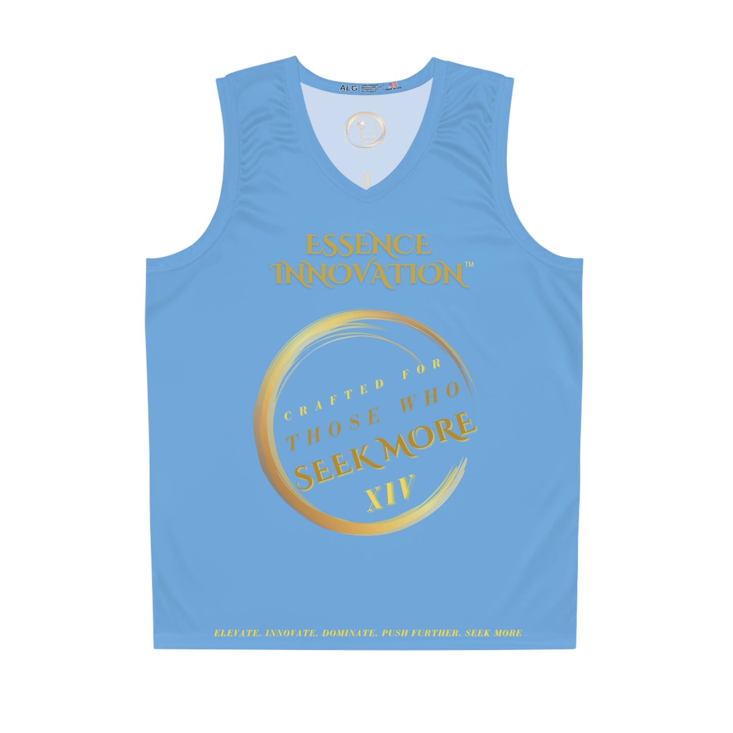 Seek More Dominance XIV | EI Sports Basketball Jersey | Light Blue