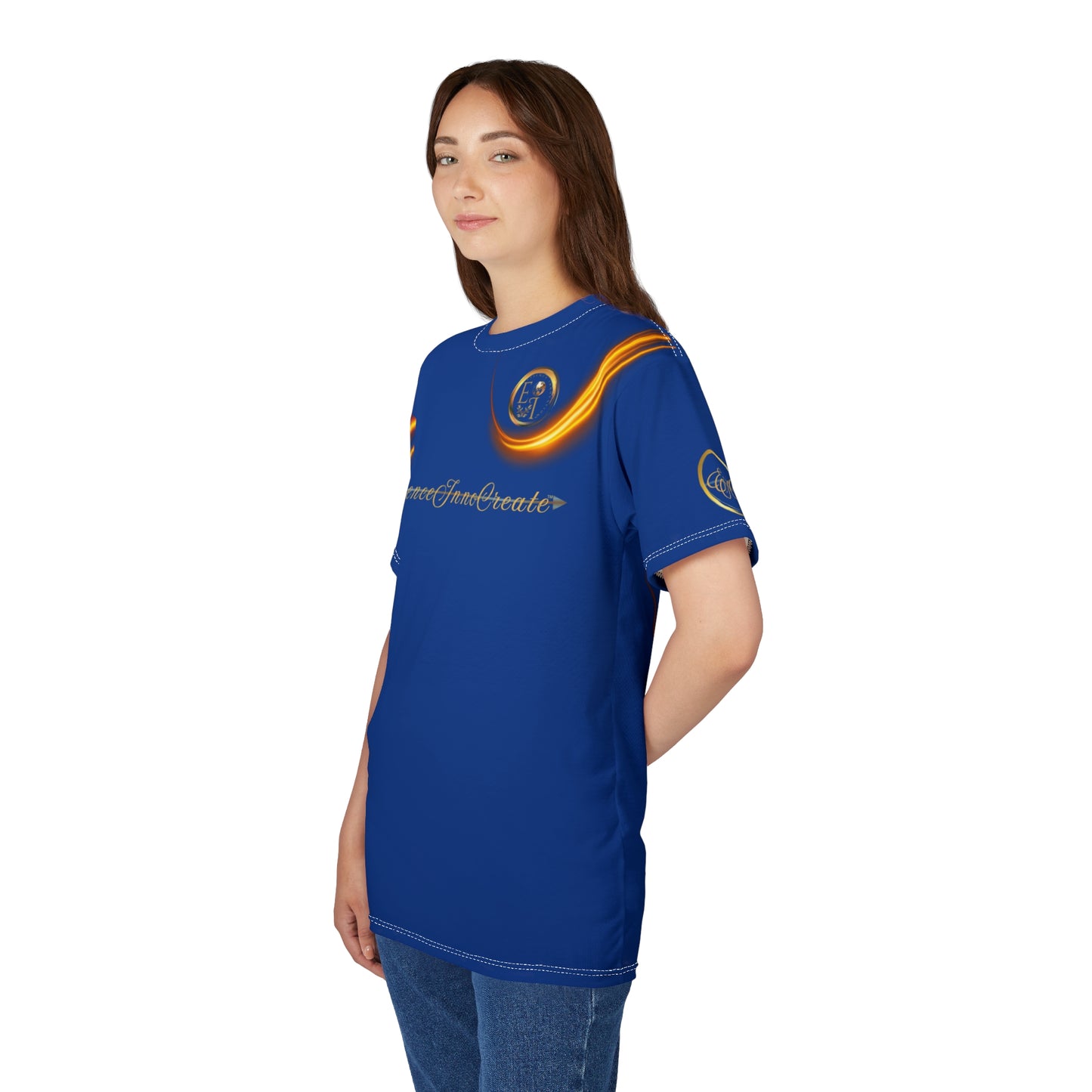 Dark Blue Trendsetters Flame Tee | EssenceInnoCreate
