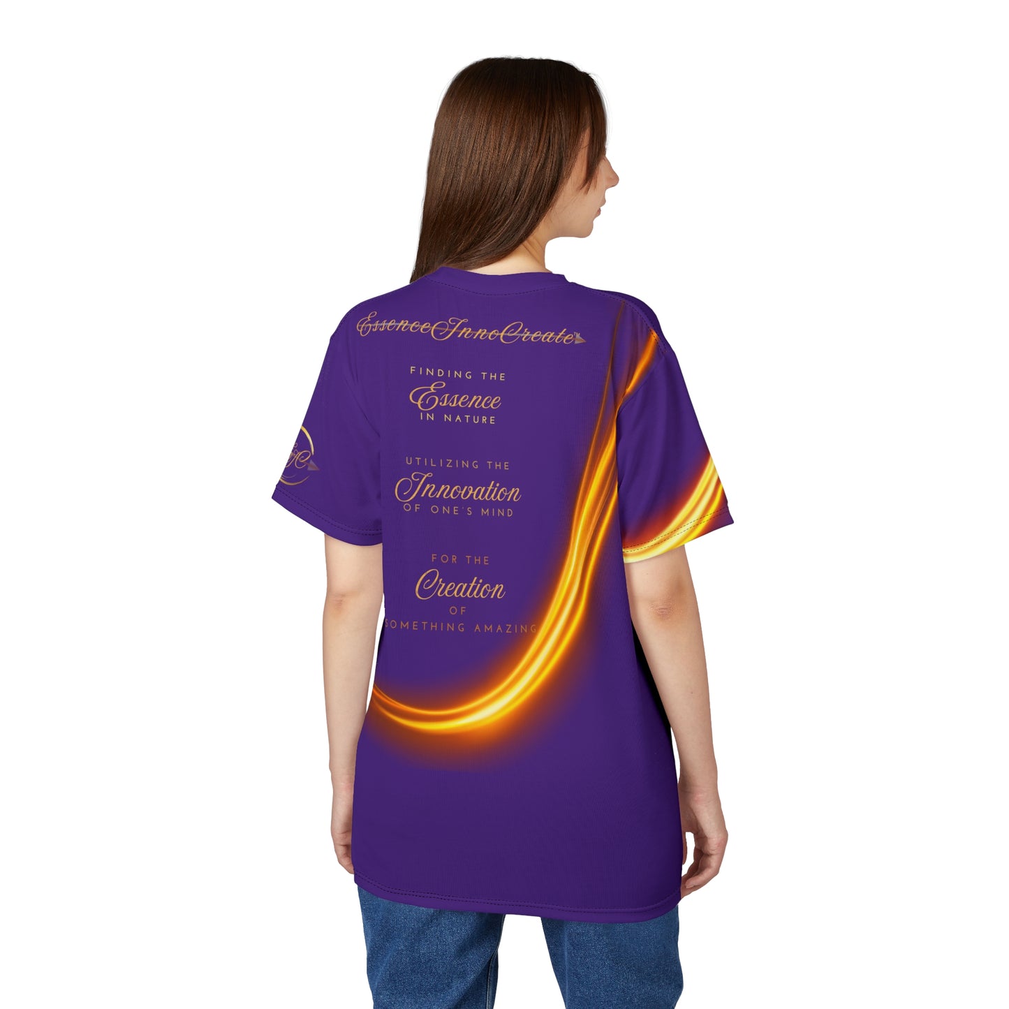 Purple Trendsetters Flame Tee | EssenceInnoCreate