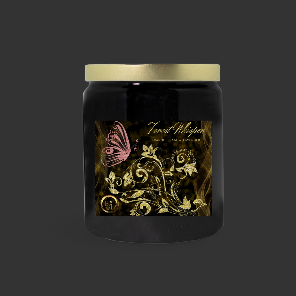 Forest Whisper Tranquil Sage | White Sage + Lavender | Ceramic Candle