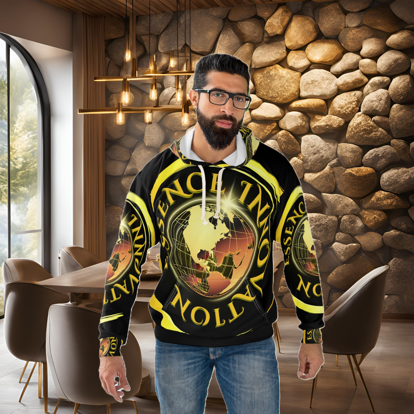 Essence Unapologetically Bold Black | Luxury Hoodies | EI Fashion