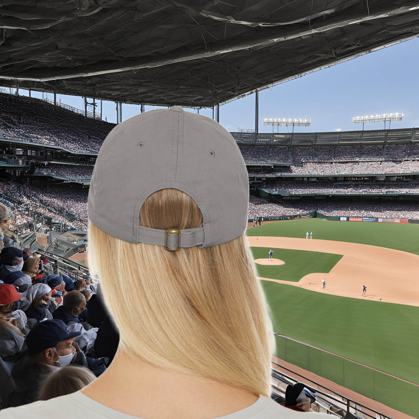 Grey EI Logo Hat | Neutral Elegance | EI Sports