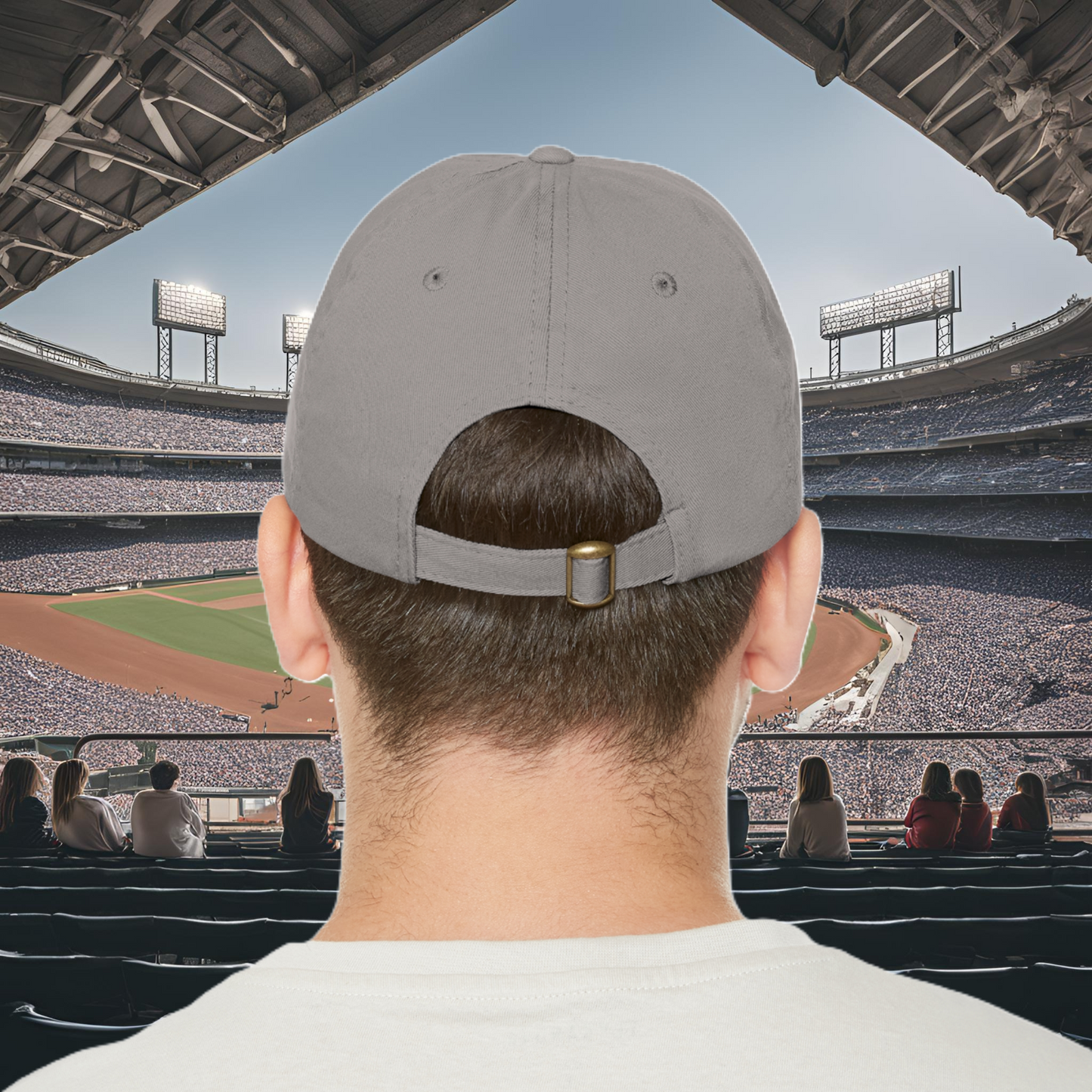 Grey EI Logo Hat | Neutral Elegance | EI Sports