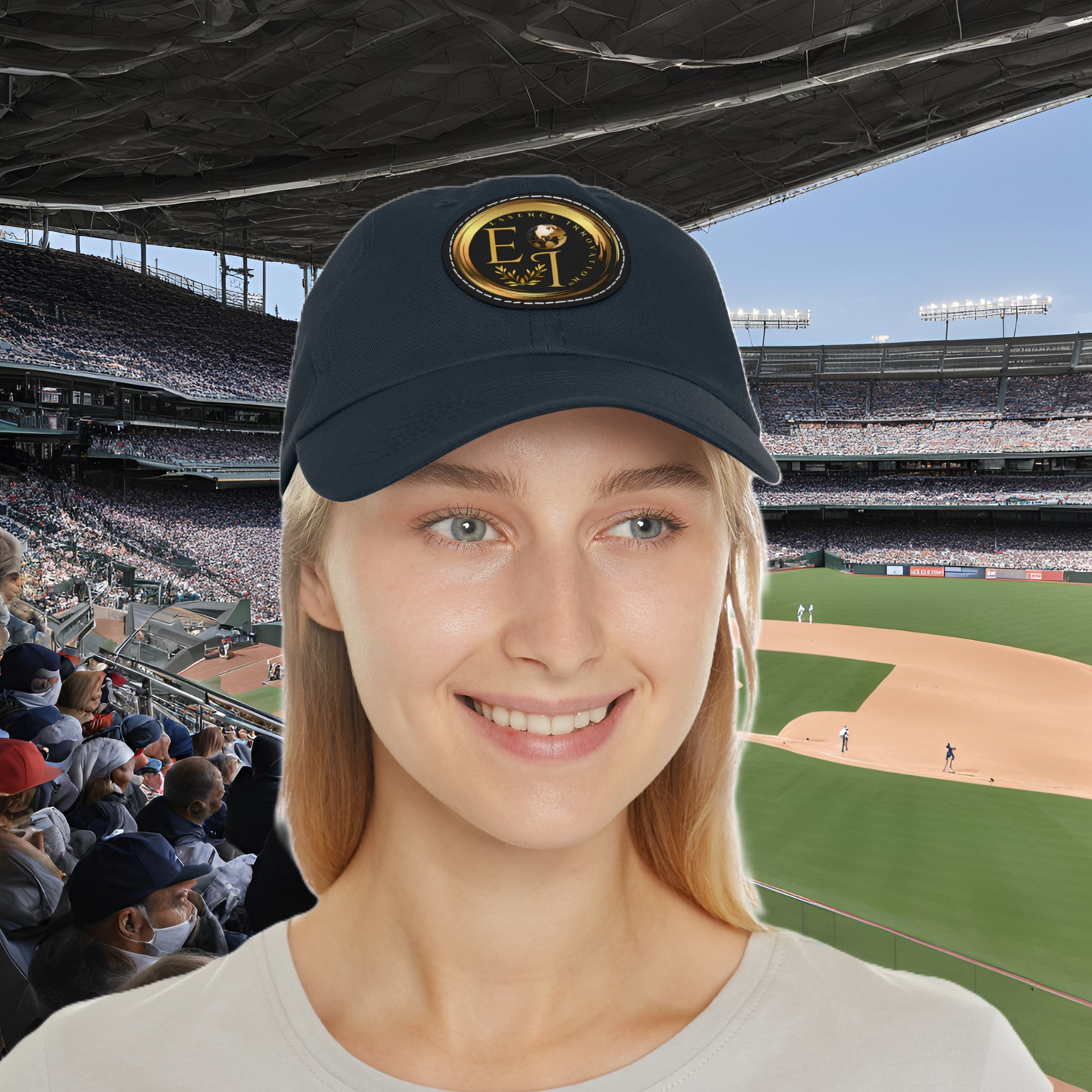 Navy EI Logo Hat | Classic Navy Style | EI Sports