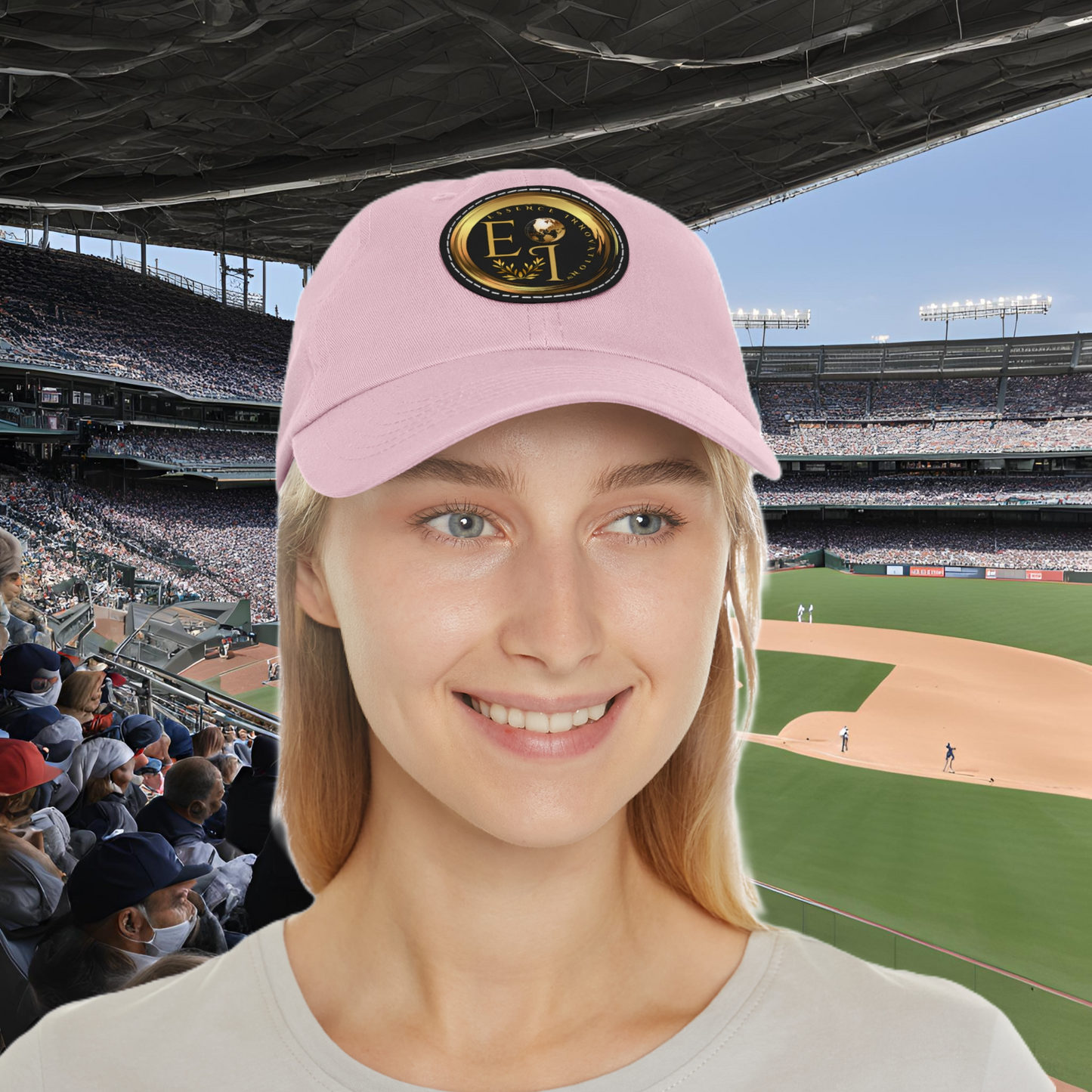 Pink EI Logo Hat | Stylishly Feminine | EI Sports