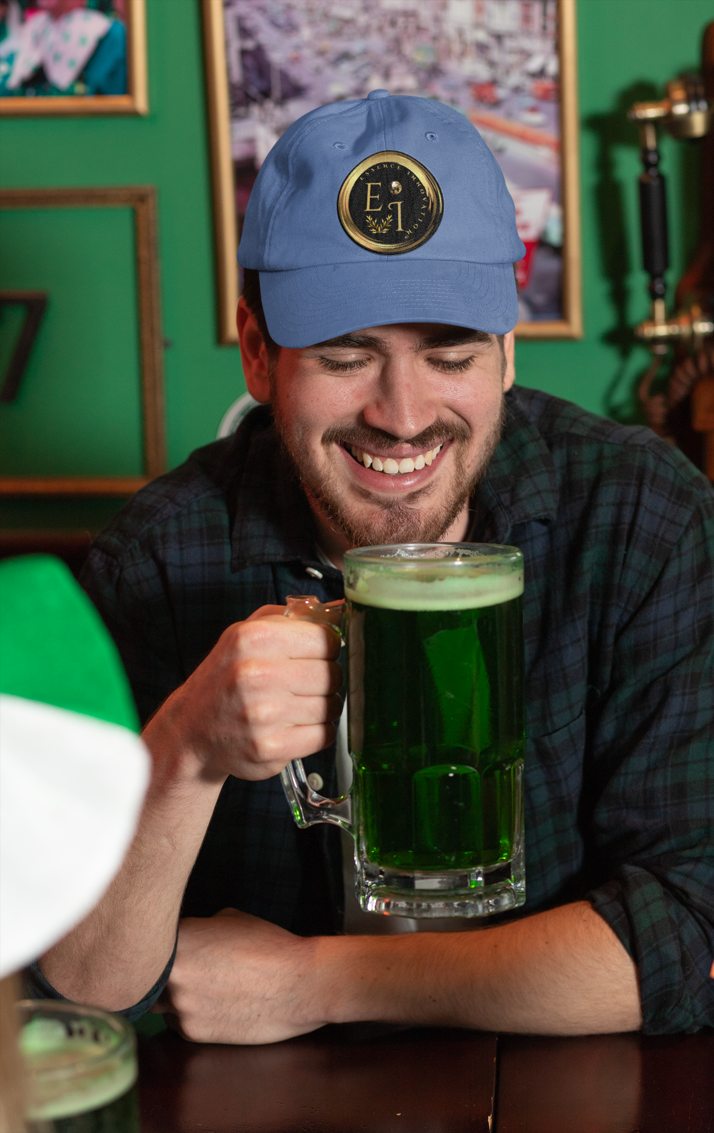 Dad Hat with Leather Patch – 6 Colors | Essence Innovation