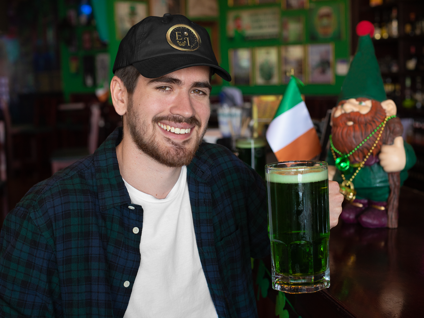 Dad Hat with Leather Patch – 6 Colors | Essence Innovation