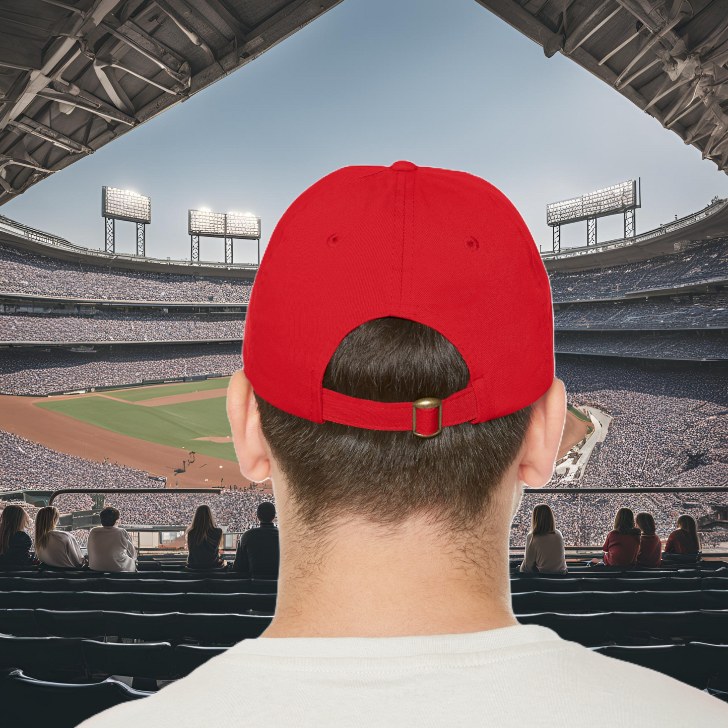 Red EI Logo Hat | Vibrant Statement Piece | EI Sports