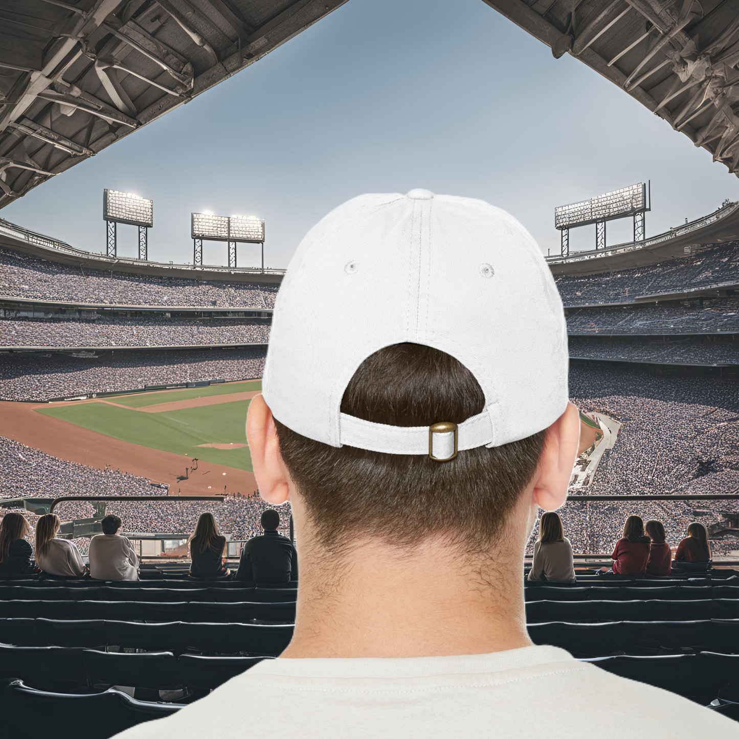 White EI Logo Hat | Clean and Bold |EI Sports