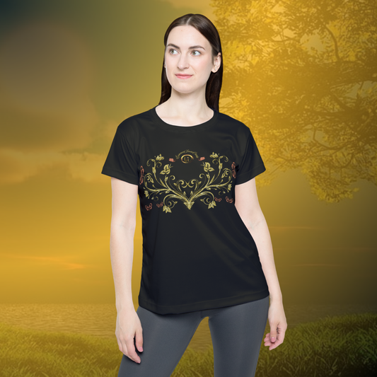 Butterfly Blossom Tee VII | EssenceInnoCreate | Black