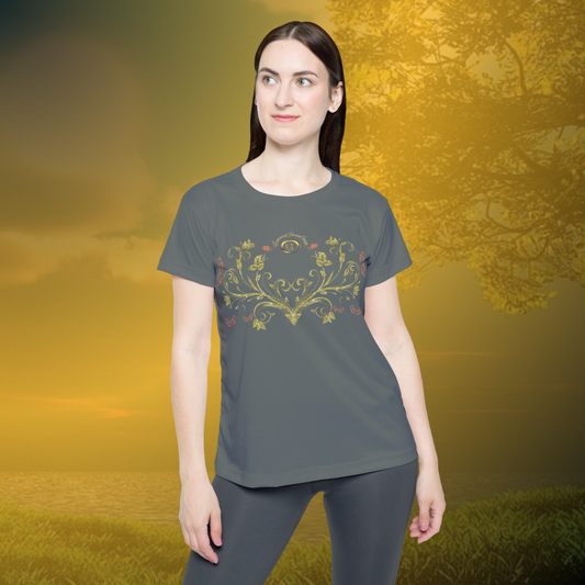 Butterfly Blossom Tee VIII | EssenceInnoCreate | Dark Grey